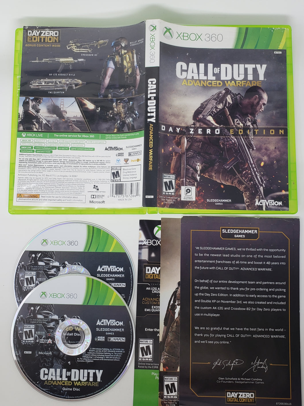 Call of Duty Advanced Warfare [Jour zéro] - Microsoft Xbox 360