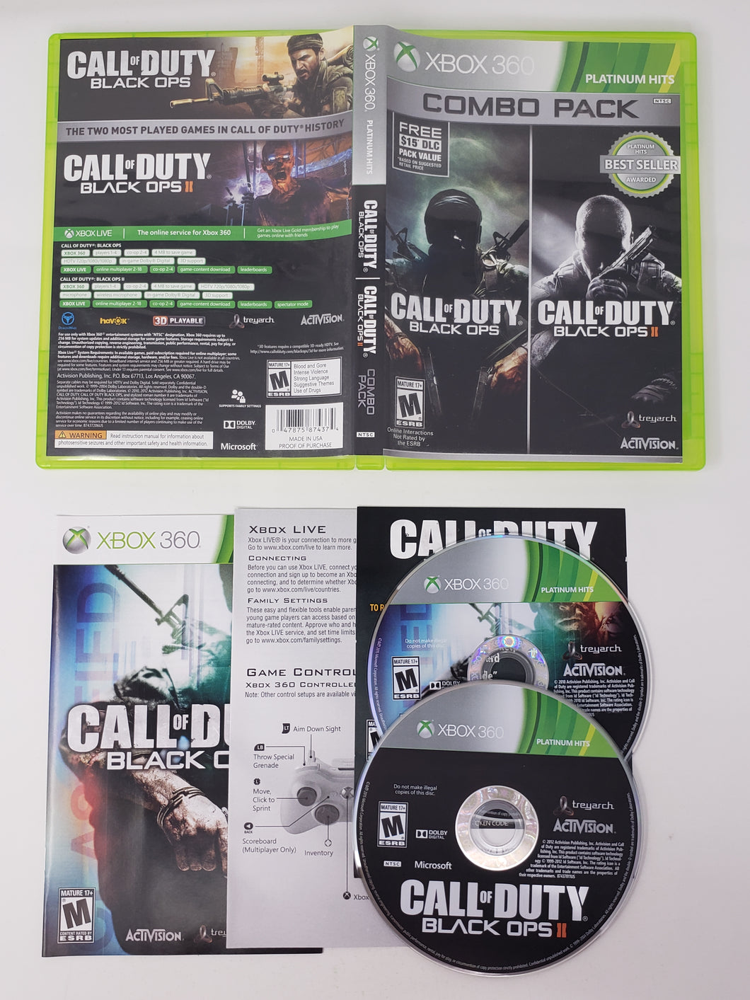 Call of Duty Black Ops I and II Combo Pack - Microsoft Xbox 360