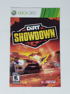 Dirt Showdown [manual] - Microsoft XBOX360