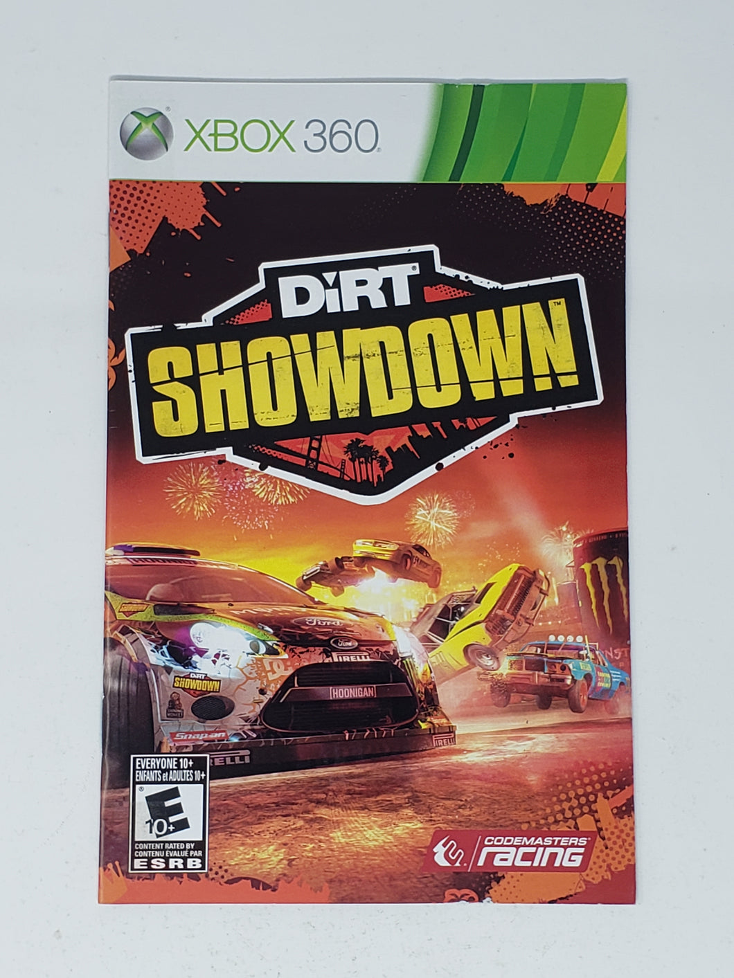 Dirt Showdown [manual] - Microsoft XBOX360
