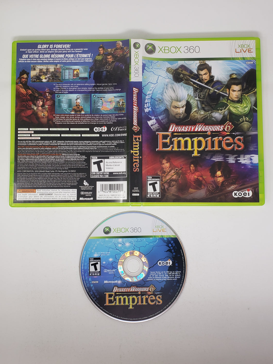 Dynasty Warriors 6 - Empires - Microsoft Xbox 360