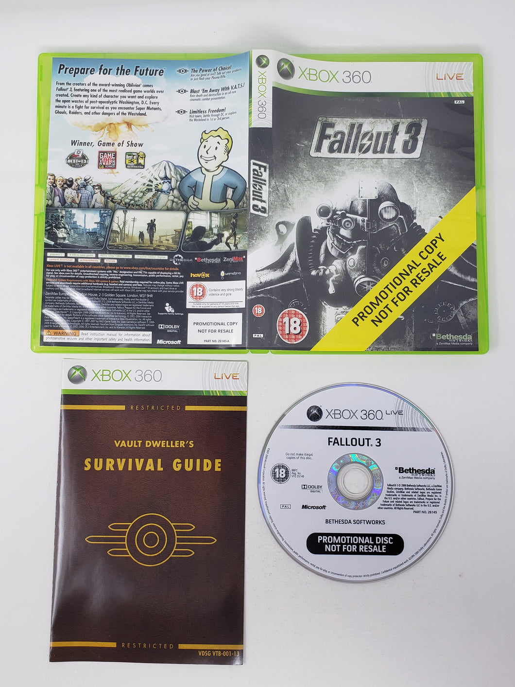 Fallout 3 Not for Resale [PAL] - Microsoft Xbox 360