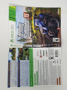 Farming Simulator 15 [Couverture] - Microsoft XBOX360