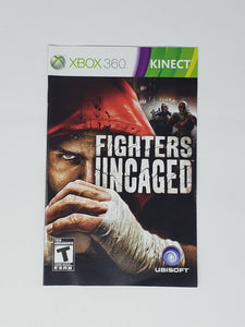 Fighters Uncaged [manual] - Microsoft XBOX360