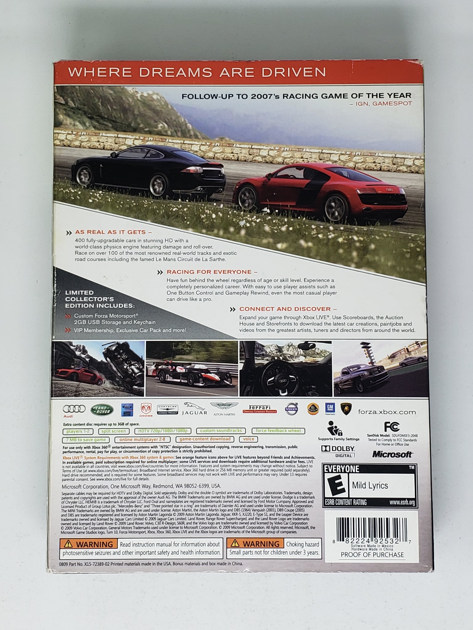 Forza Motorsport 3 Édition Collector Limitée (Xbox 360) - Jeux vidéo Forza Motorsport 3 Édition Collector Limitée (Xbox 360) - Jeux vidéo
