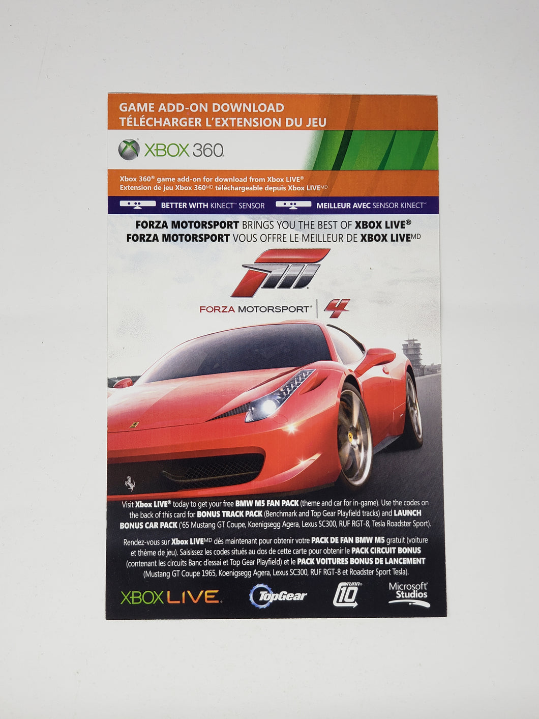 Forza Motosport 4 [Insertion] - Microsoft Xbox 360