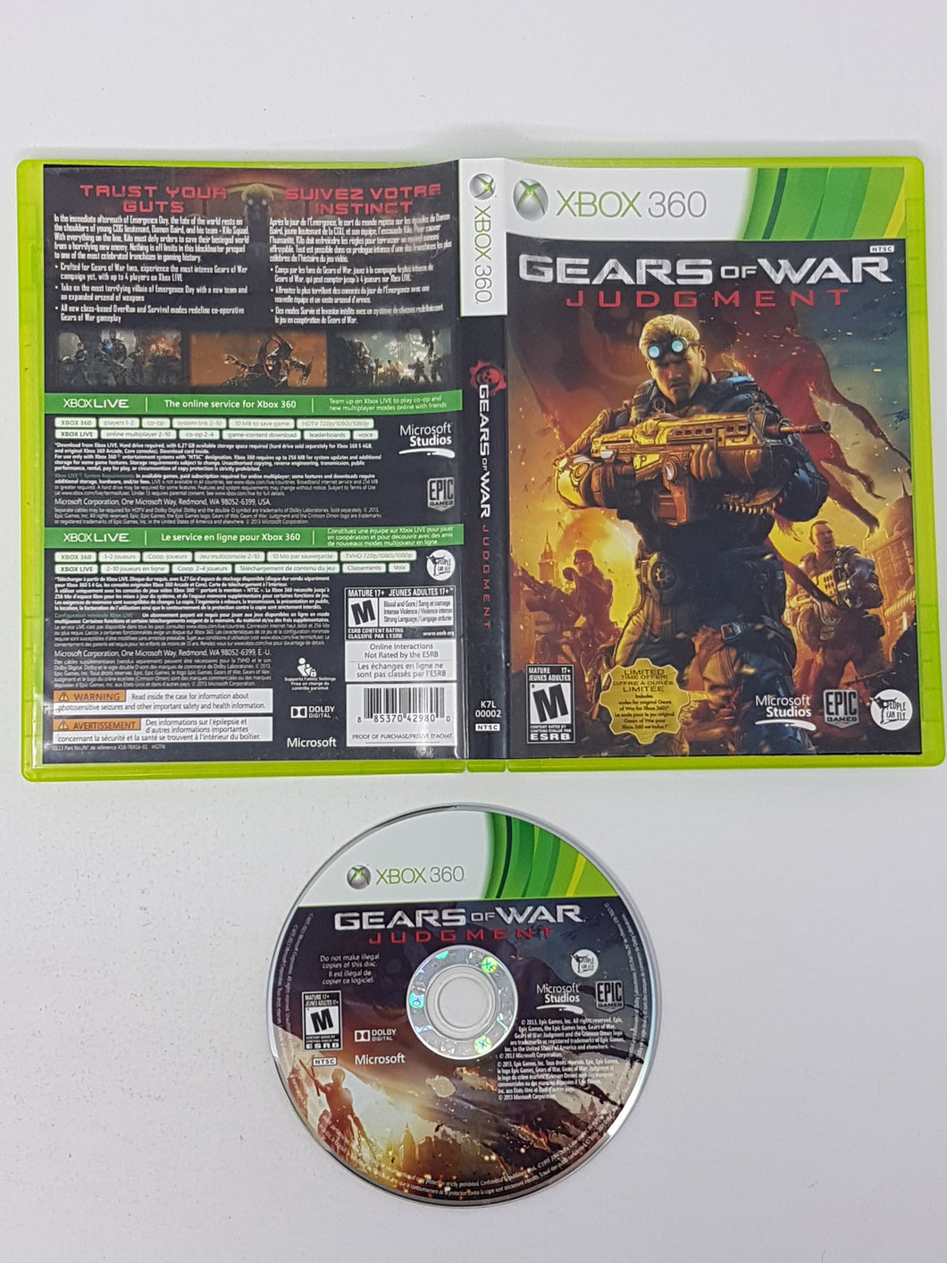 Gears of War Judgment - Microsoft Xbox 360