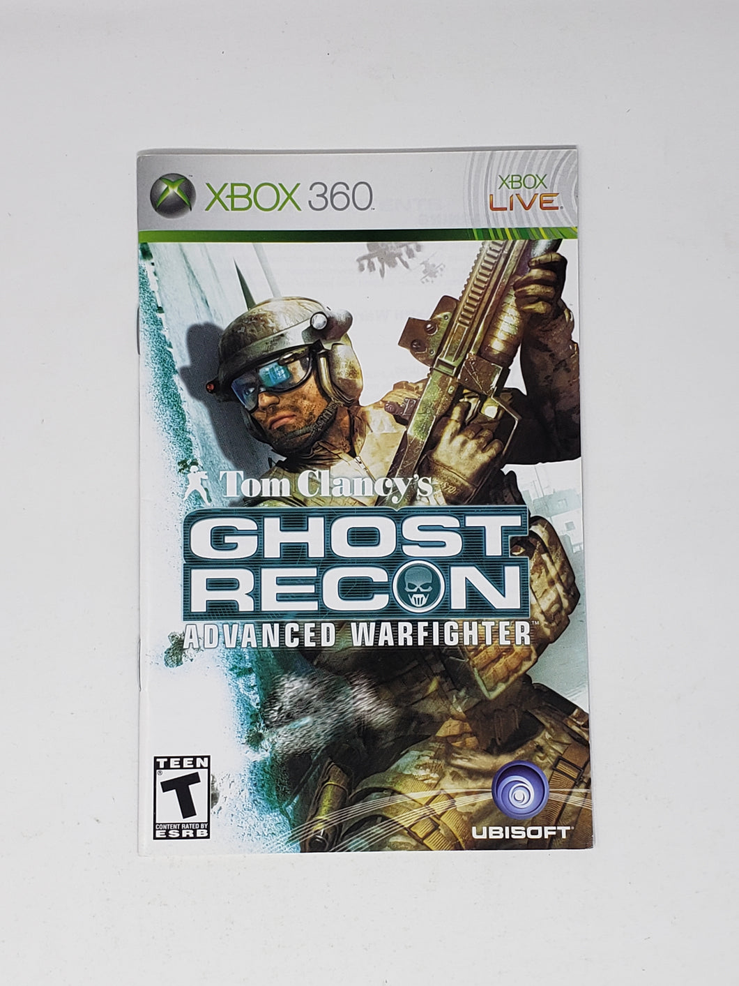 Ghost Recon Advanced Warfighter [manual] -Microsoft XBOX 360