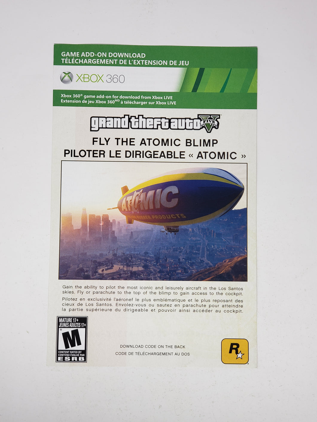 Grand Theft Auto V [Insert] - Microsoft XBOX360