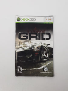Grid [manual] - Microsoft XBOX360