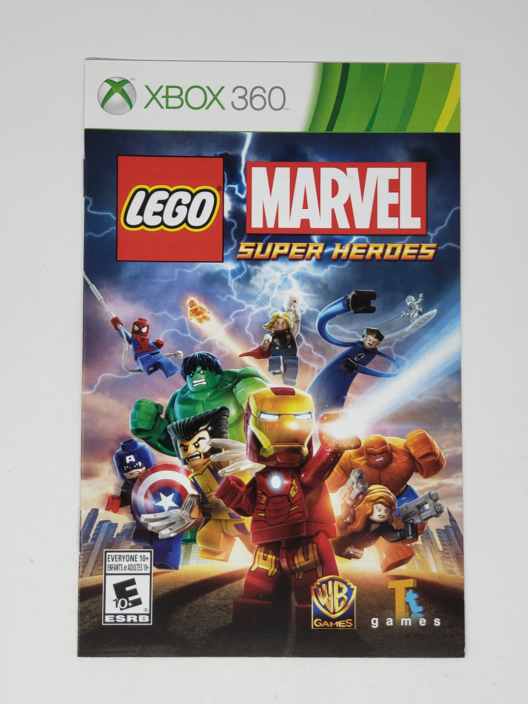 LEGO Marvel Super Heroes [manuel] - Microsoft XBOX360