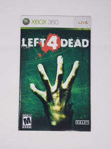 Left 4 Dead [manual] - Microsoft XBOX360