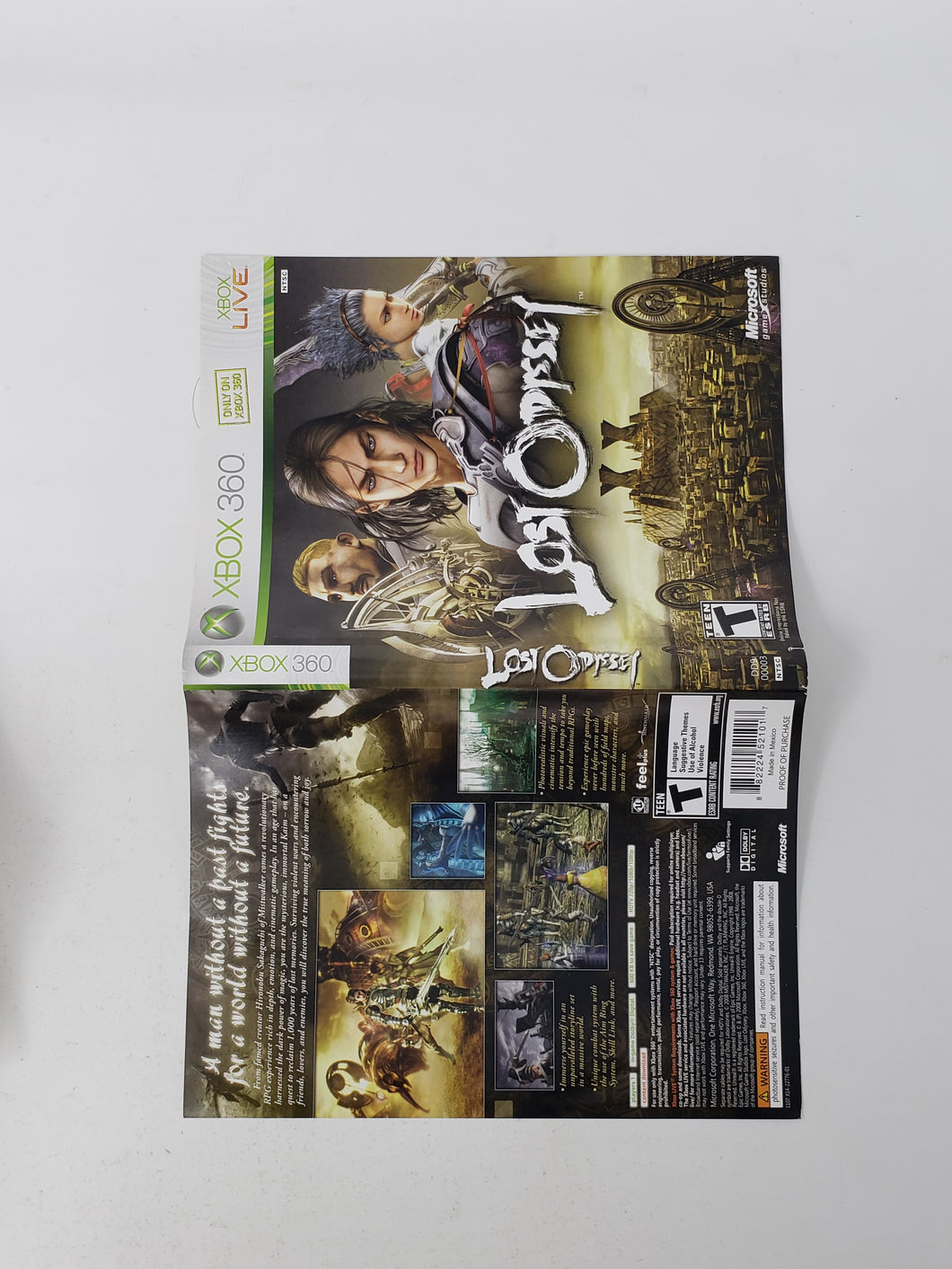 Lost Odyssey [Couverture] - Microsoft XBOX360