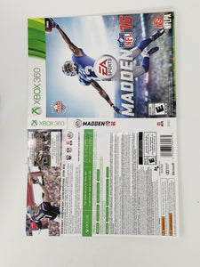 Madden NFL 16 [Cover art] - Microsoft XBOX360