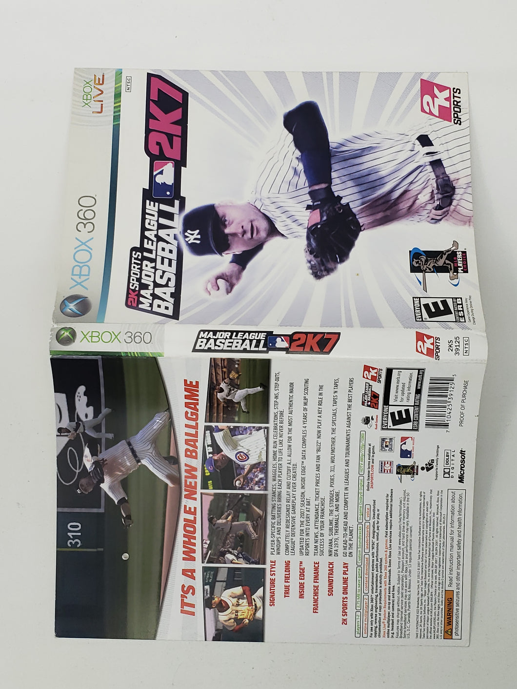 Major League Baseball 2K7 [Couverture] - Microsoft XBOX360