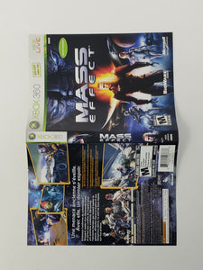 Mass Effect [Cover art] Version Française - Microsoft Xbox360