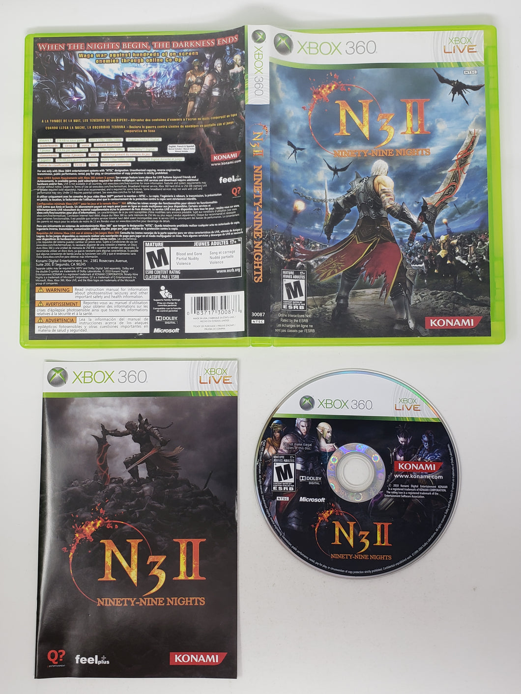 Ninety Nine Nights II - N3II - Microsoft Xbox 360