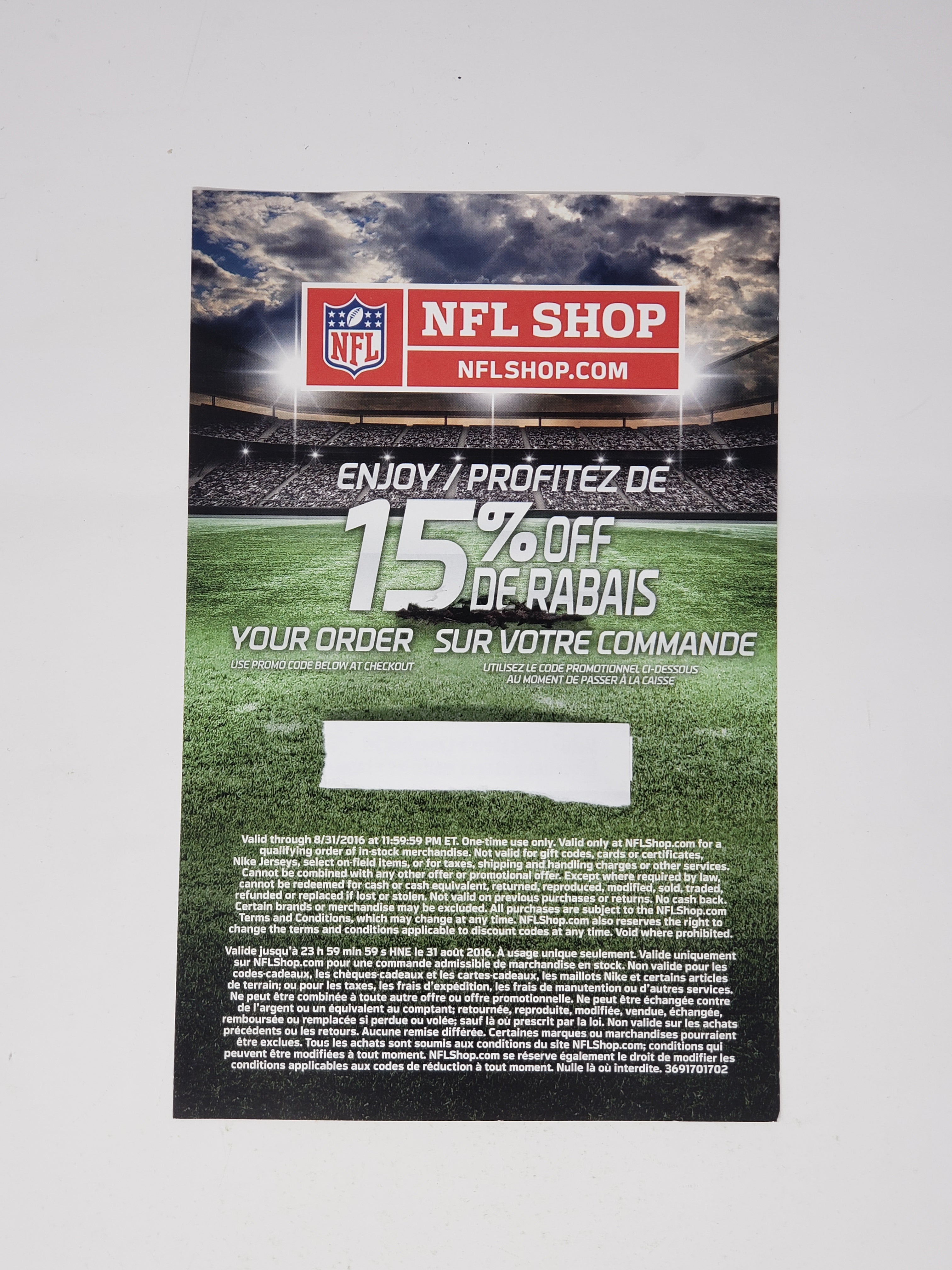 Order Nfl Shop Exchange Policy Nflshop Promo Code NFL Promo Codes