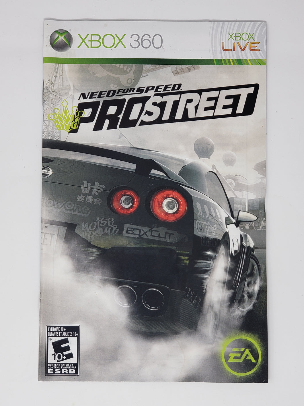 Need for Speed Prostreet [manual] - Microsoft XBOX360