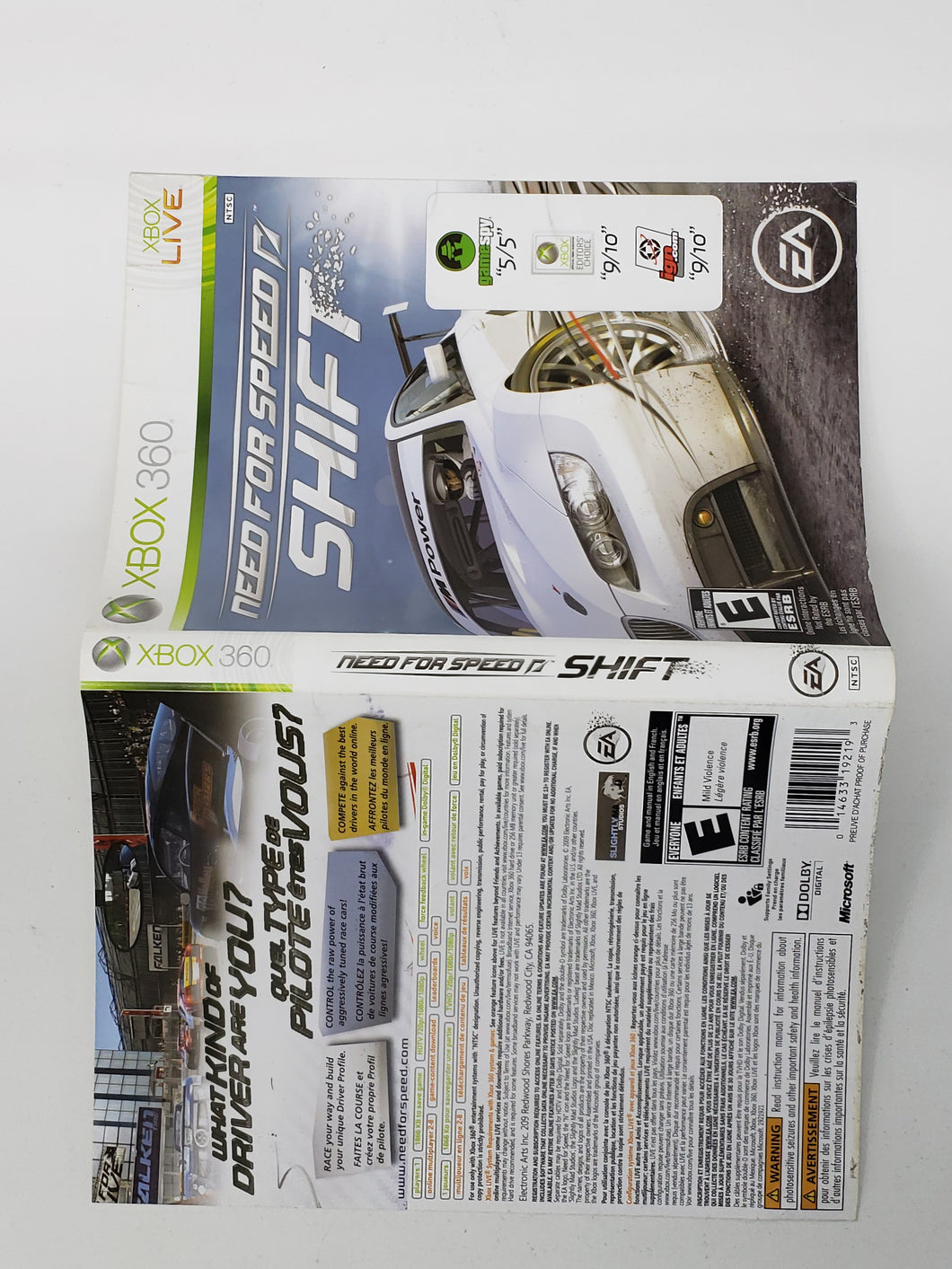 Need for Speed Shift [Cover art] - Microsoft XBOX360
