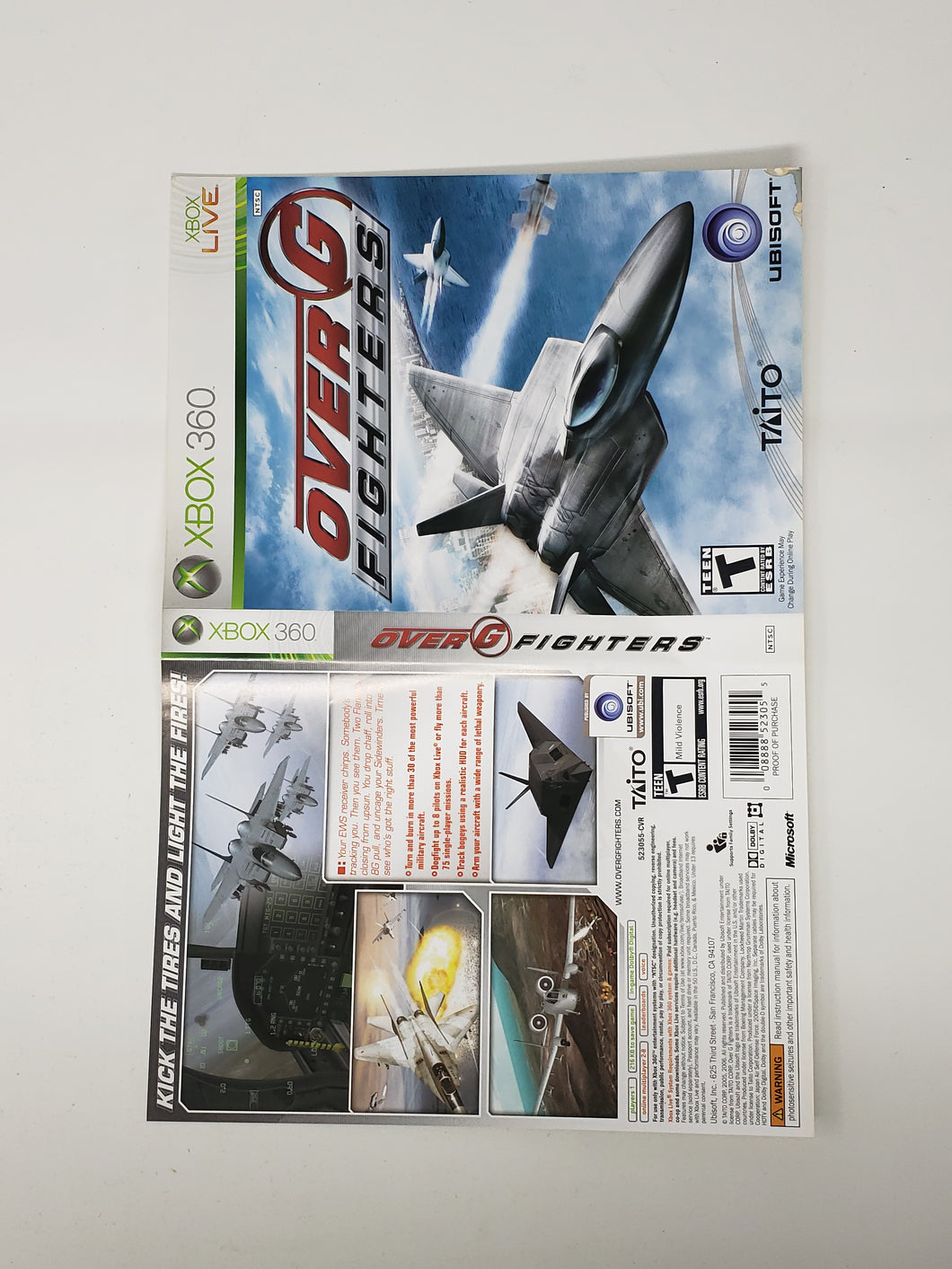 Over G Fighters [Couverture] - Microsoft XBOX360