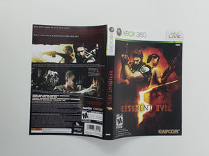 Resident Evil 5 [Couverture] - Microsoft Xbox 360