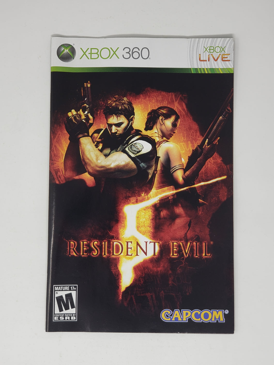 Resident Evil 5 [manuel] - Microsoft XBOX360