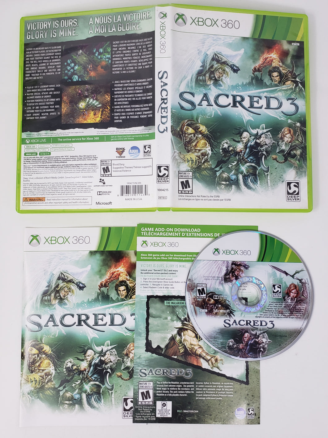 Sacred 3 - Microsoft Xbox 360