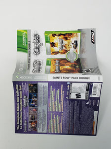 Saints Row Double Pack [Platinum Hits] [cover art] - Microsoft Xbox360