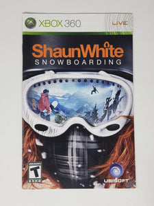 Shaun White Snowboarding [manuel] - Microsoft XBOX360