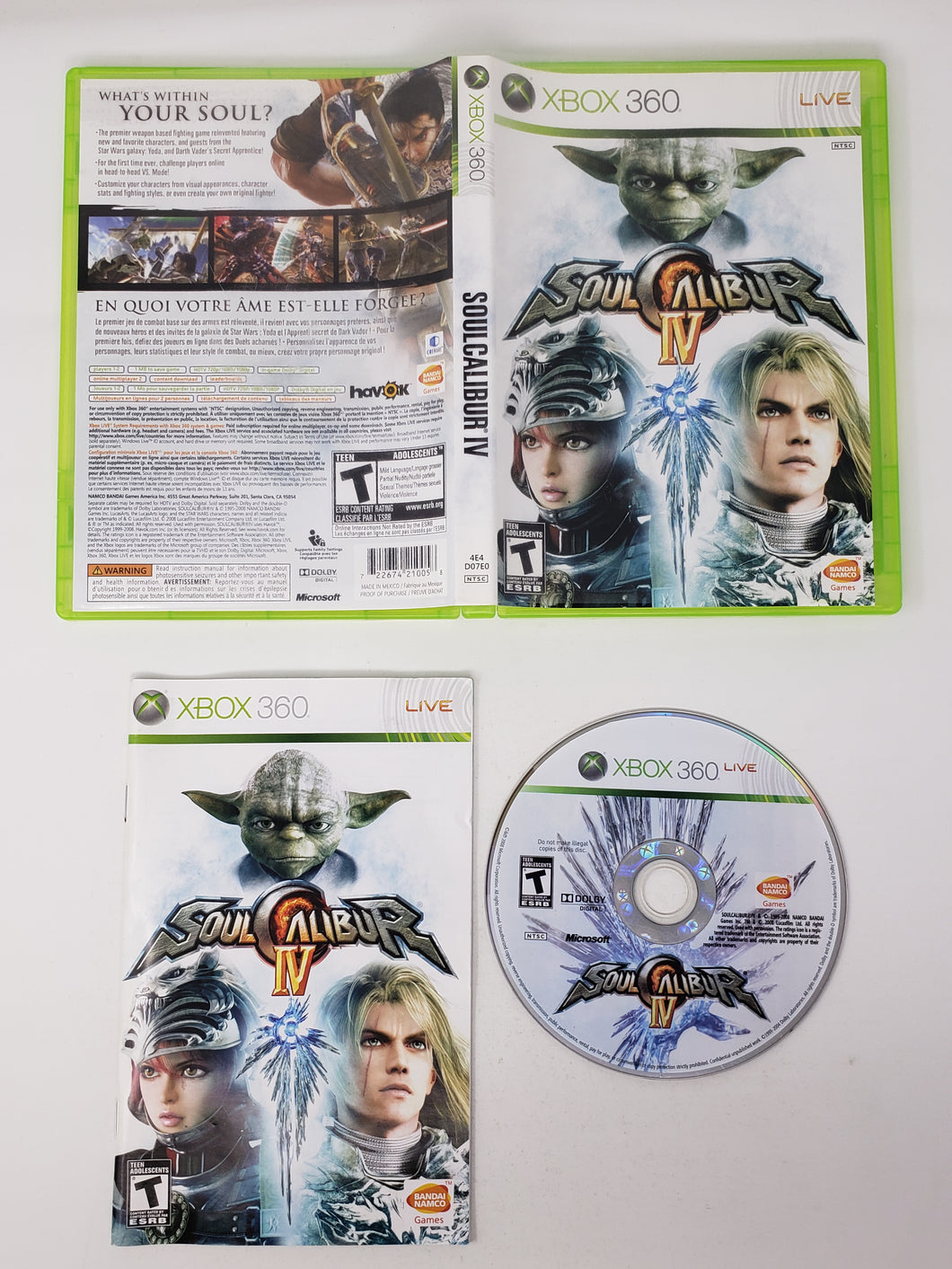 Soul Calibur IV - Microsoft Xbox 360