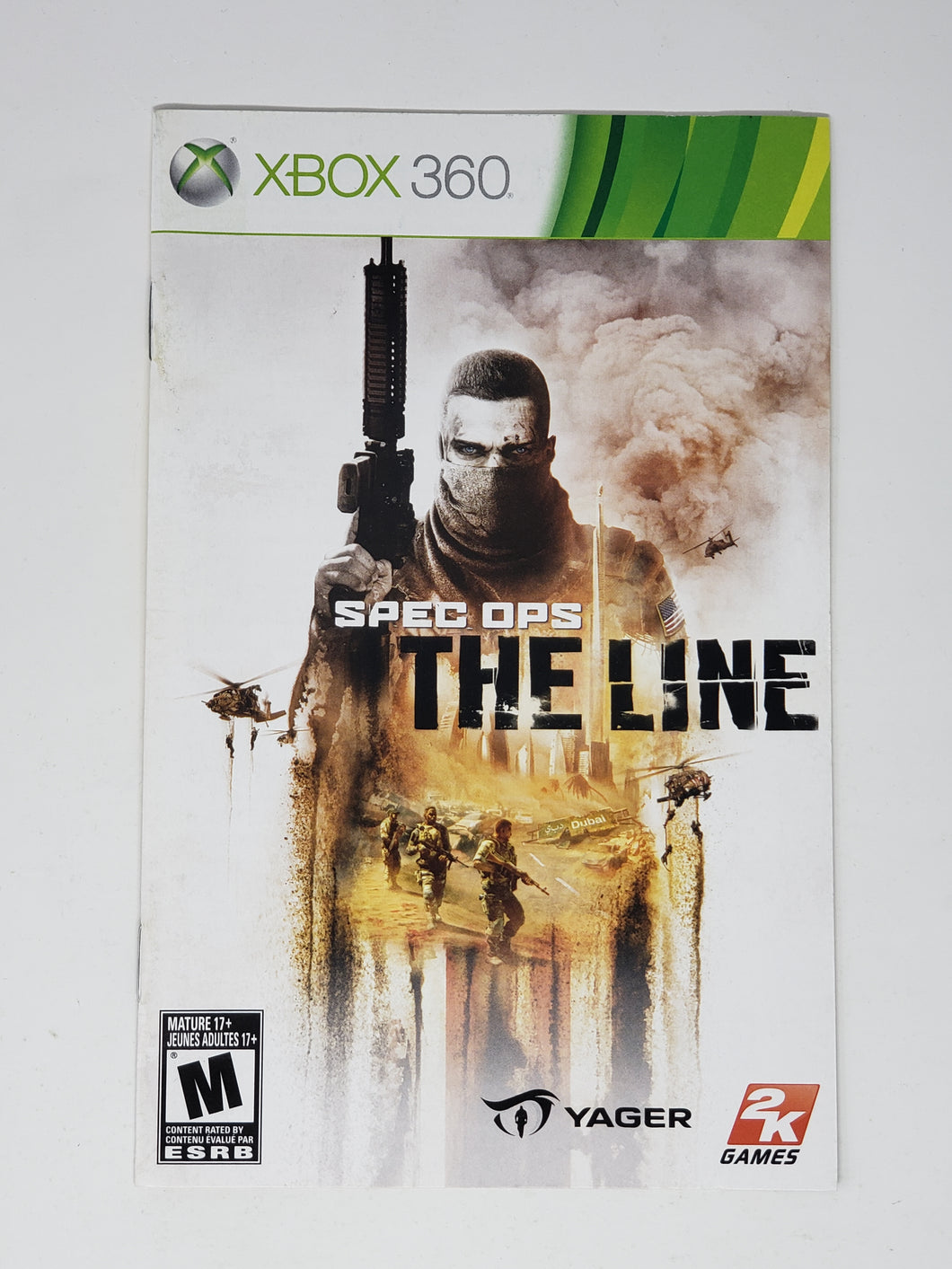 Spec Ops The Line [manual] - Microsoft XBOX360