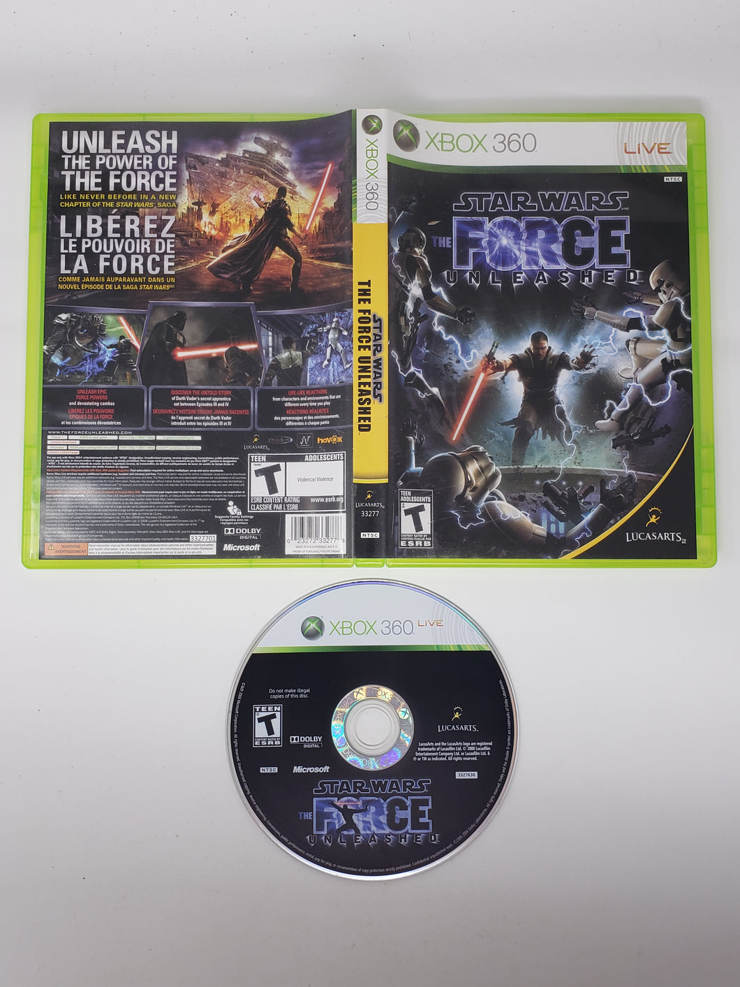 Star Wars The Force Unleashed - Microsoft Xbox 360