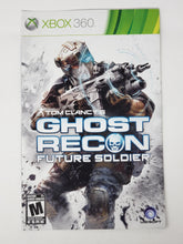 Charger l&#39;image dans la galerie, Ghost Recon - Future Soldier [manuel] - Microsoft Xbox 360
