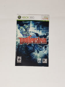 Wolfenstein [manuel] - Microsoft XBOX360