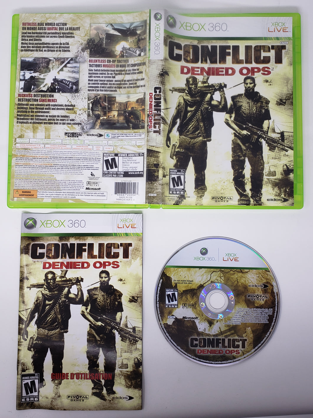 Conflict Denied Ops - Microsoft Xbox 360