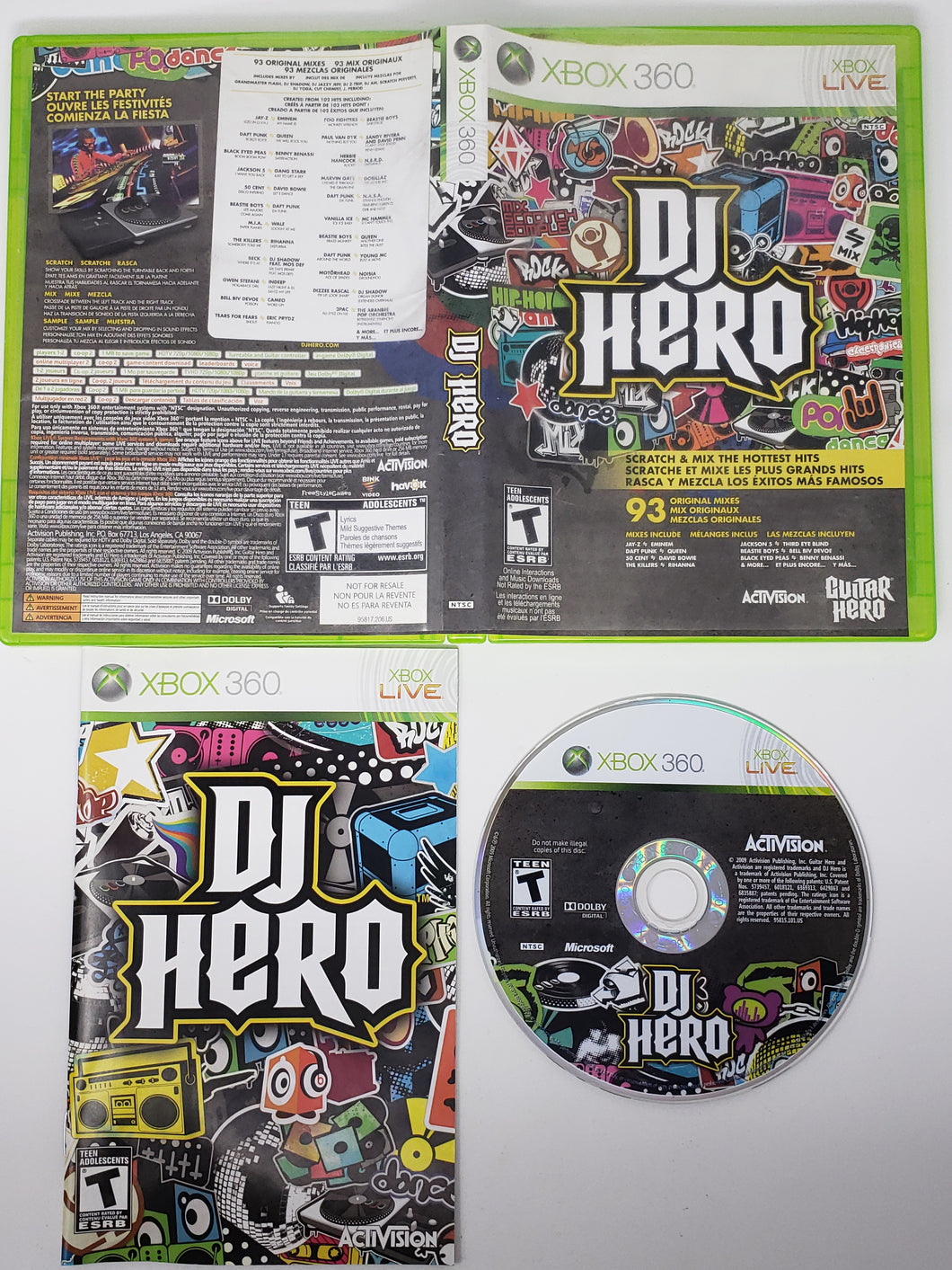 DJ Hero (game only) - Microsoft Xbox 360