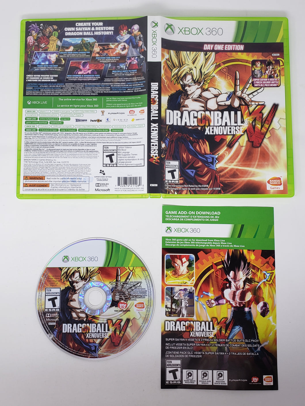 Dragon Ball Xenoverse Microsoft Xbox 360 – Respawnandreplay