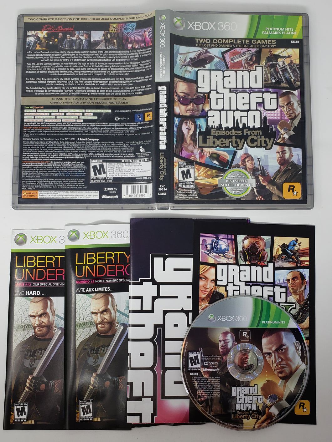 Grand Theft Auto - Episodes from Liberty City [Palmarès Platine] - Microsoft Xbox 360