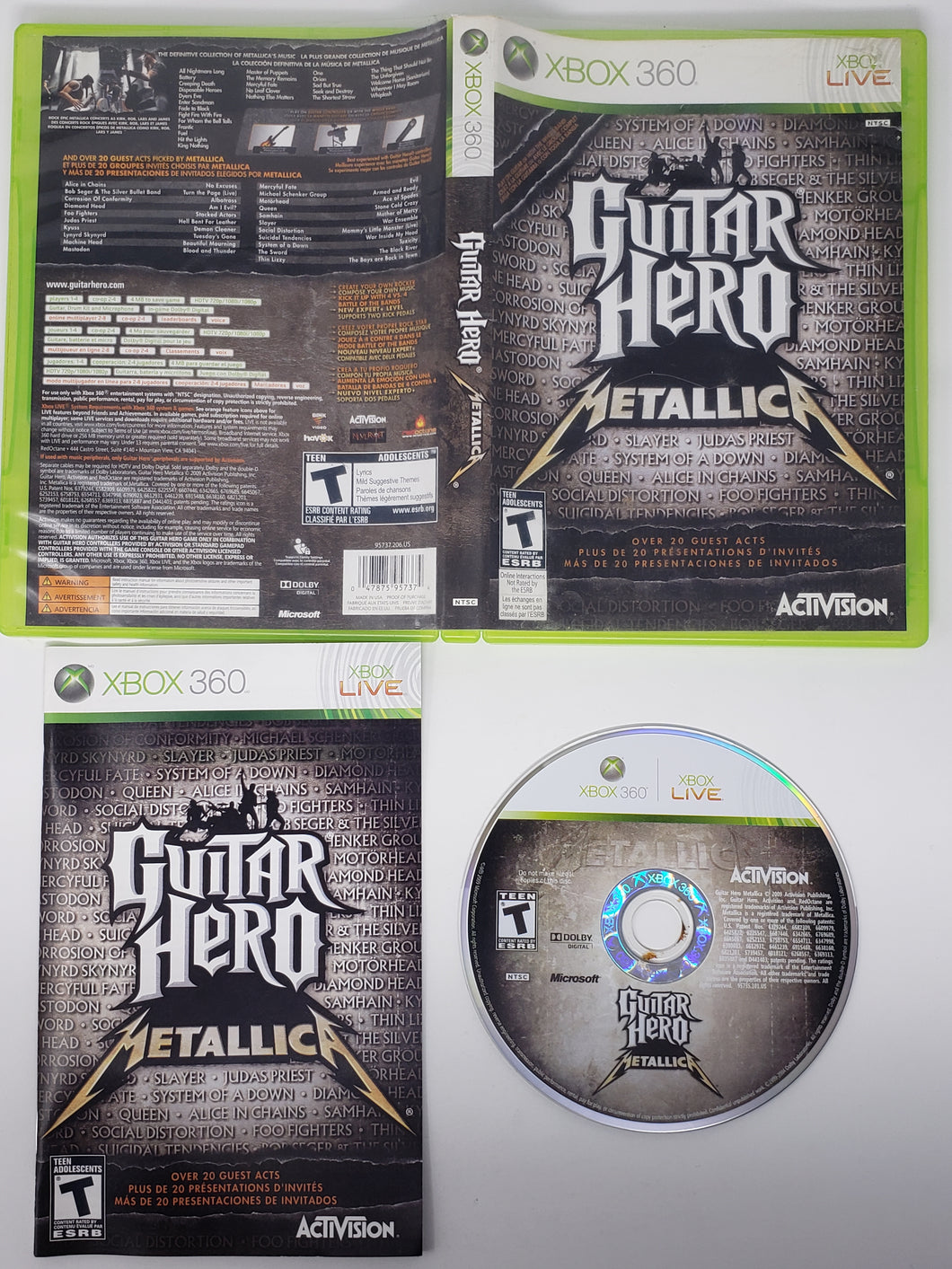 Guitar Hero - Metallica - Microsoft Xbox 360