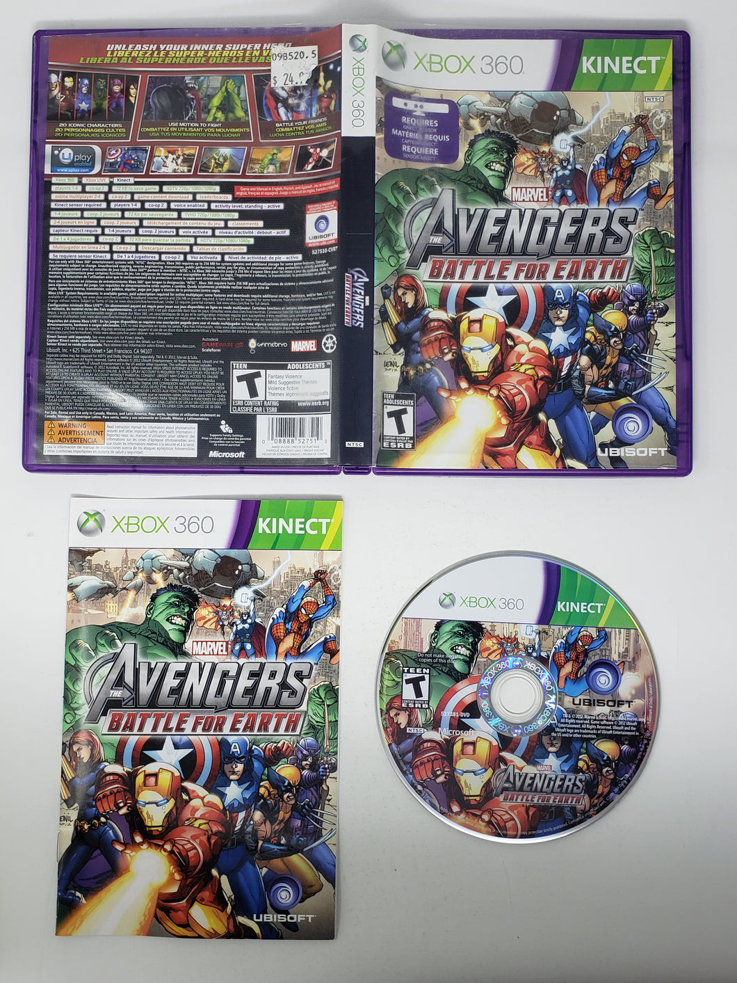 Marvel Avengers - Battle For Earth - Microsoft Xbox 360