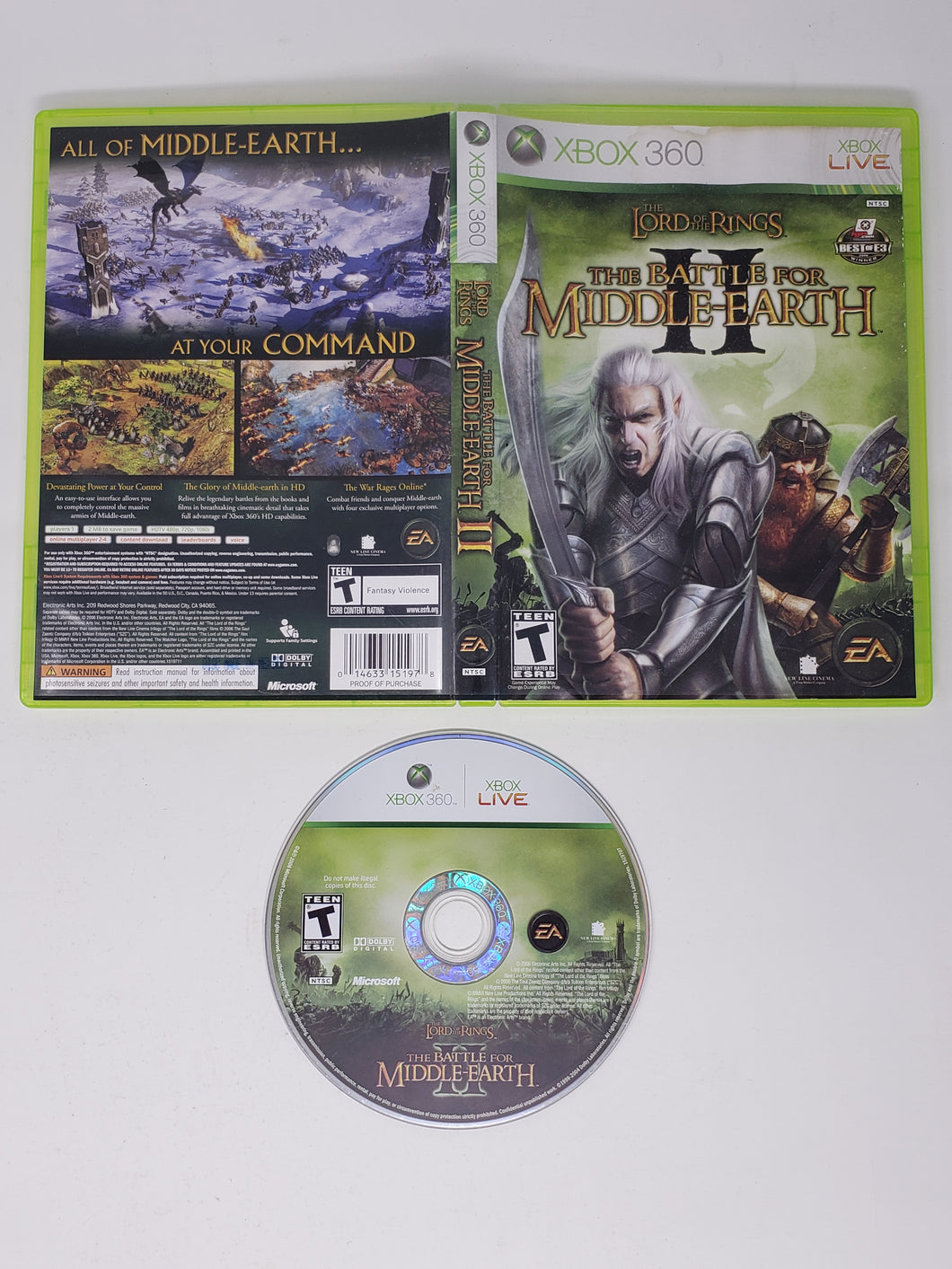 Lord of the Rings Battle for Middle Earth II - Microsoft Xbox 360