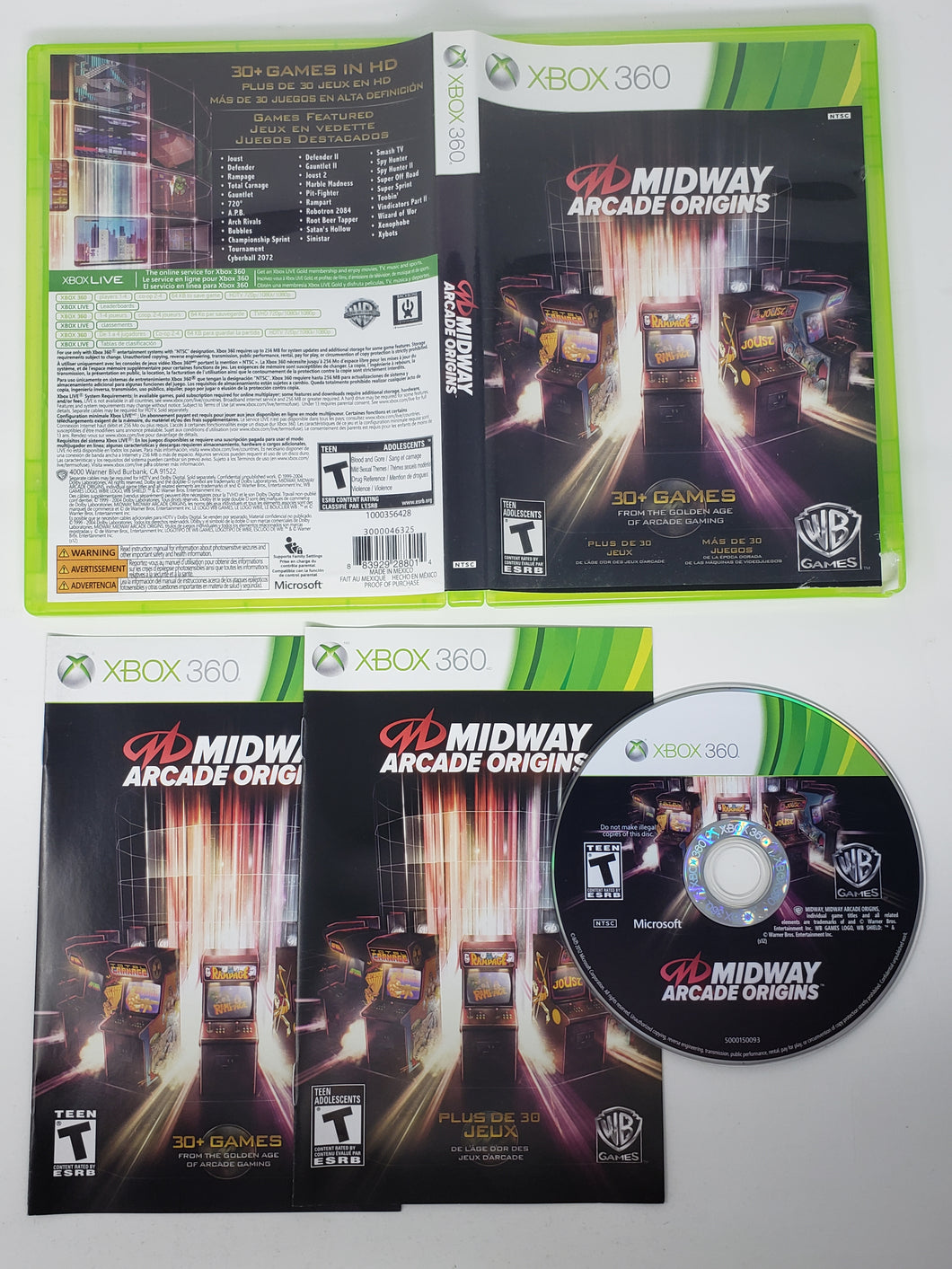 Midway Arcade Origins - Microsoft Xbox 360