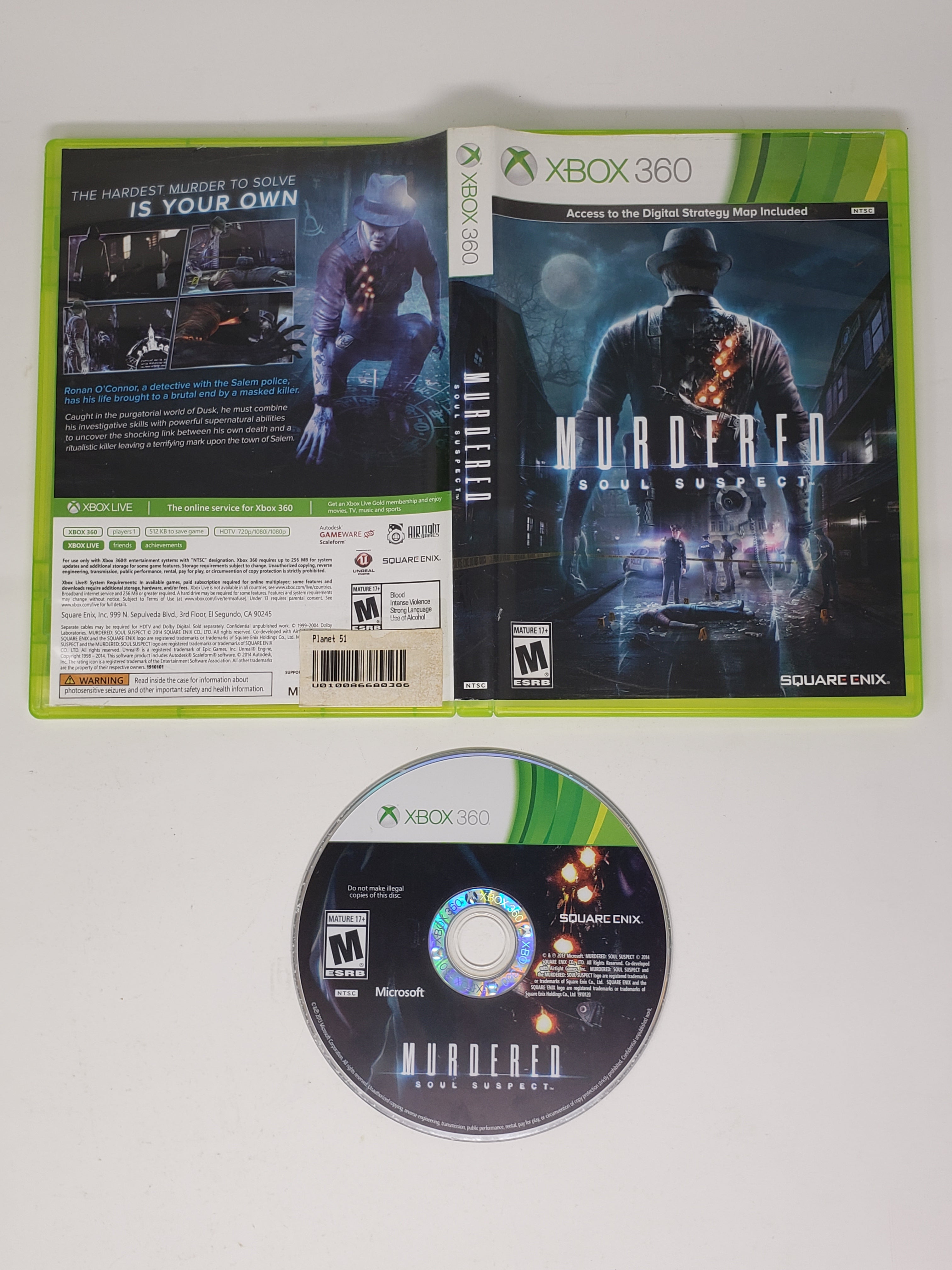 Murdered : Soul Suspect XBOX 360