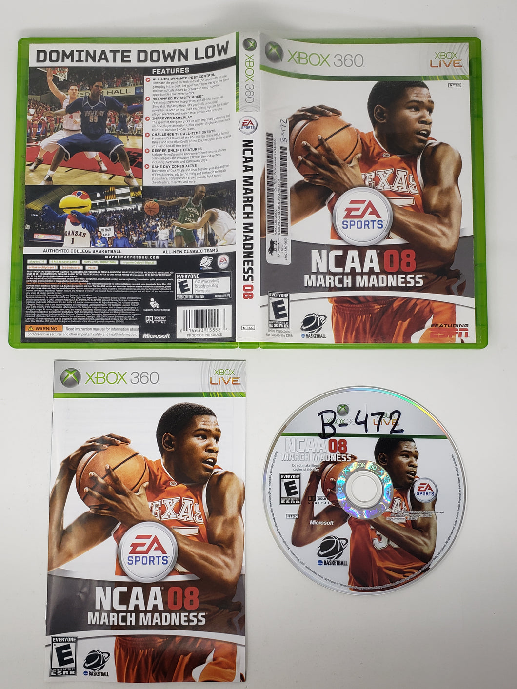 NCAA March Madness 08 - Microsoft Xbox 360