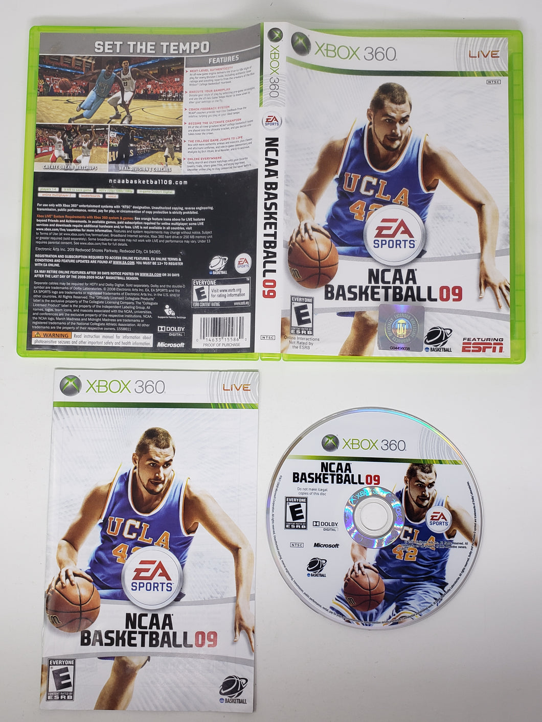 NCAA Basketball 09 - Microsoft Xbox 360