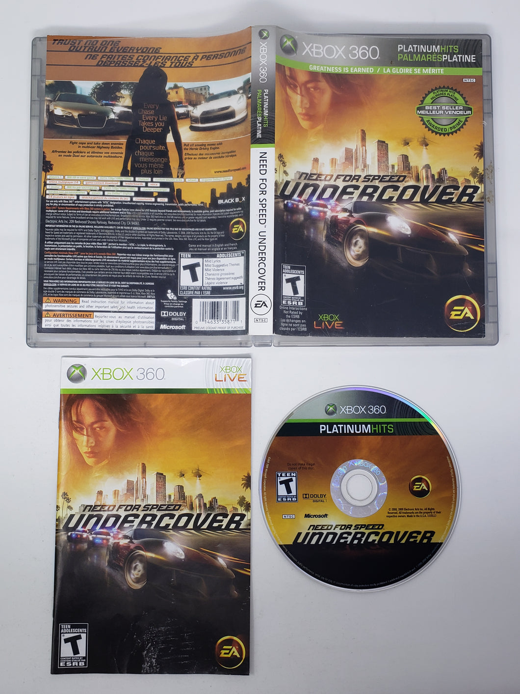 Need for Speed Undercover [Platinum Hits] - Microsoft Xbox 360