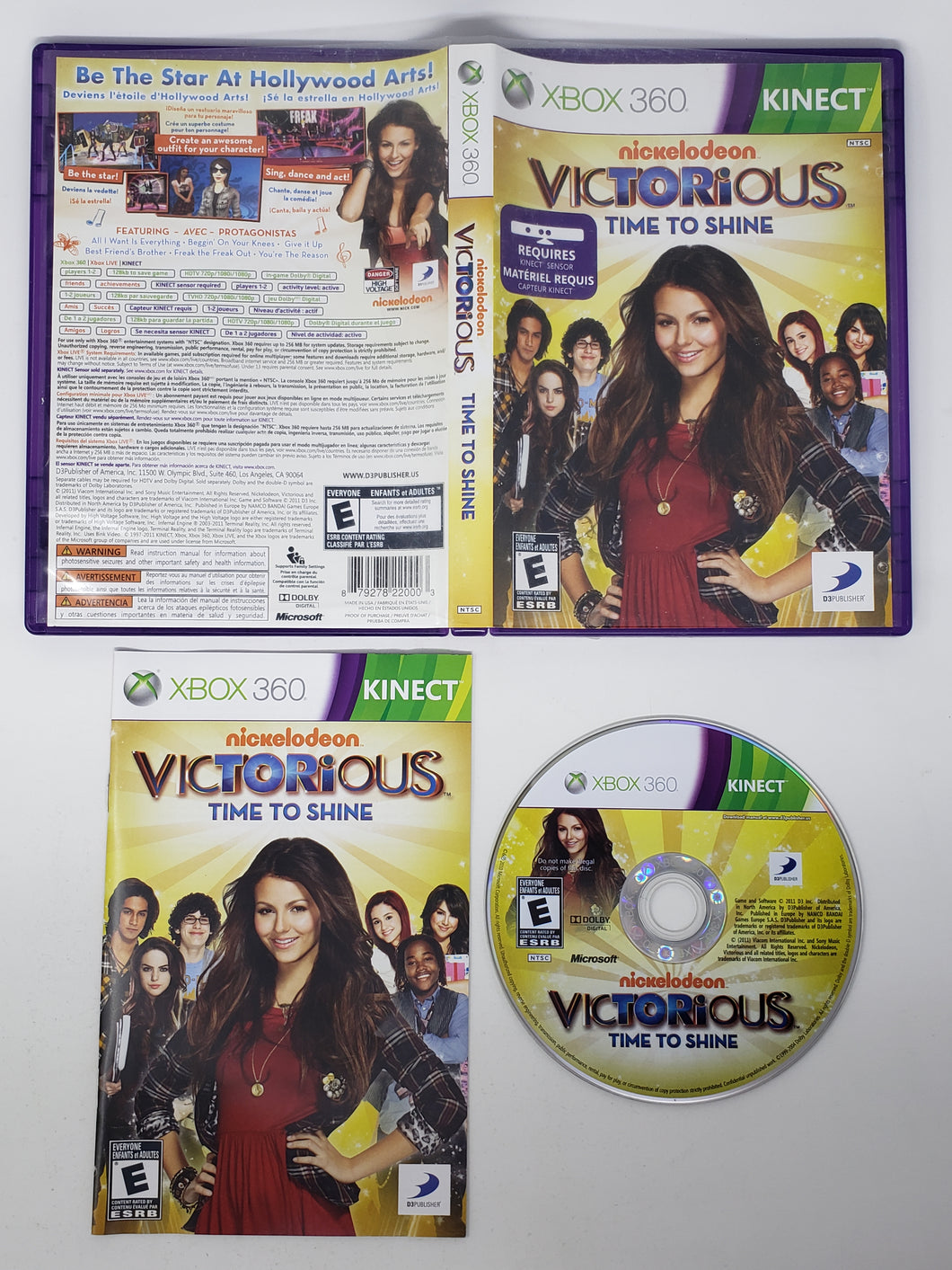 Victorious - Time to Shine - Microsoft Xbox 360