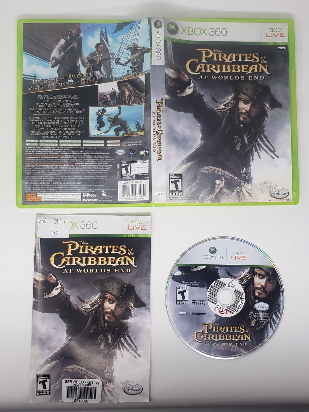 Pirates of the Caribbean At World's End - Microsoft Xbox 360
