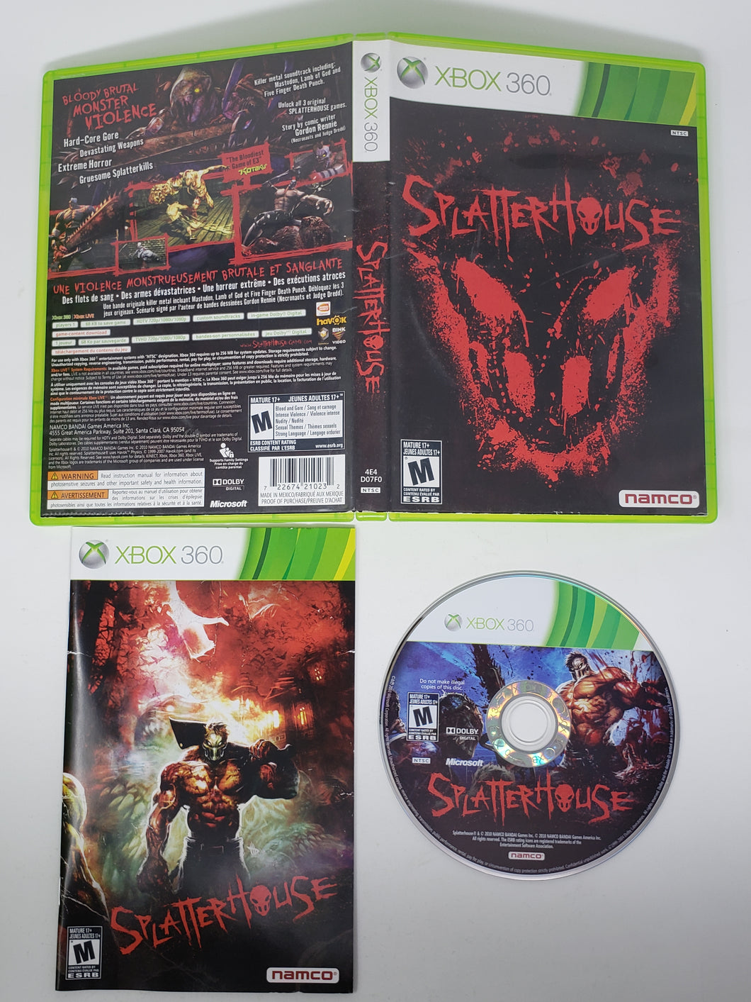 Splatterhouse - Microsoft Xbox 360